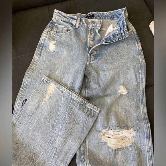 NEW PACSUN playboy light wash jeans HIGH WAIST - Picture 4 of 5